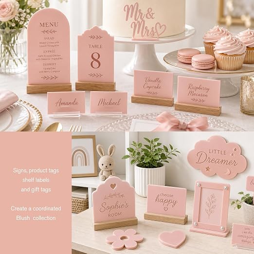Macaron Pastel Cast Acrylic Sheets 12x12 1/8" | Dual finish matte & glossy cast - Image 4
