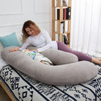 60 Inch Pregnancy Pillows for Sleeping, Extra Large U Shaped Body Pillow - Image 8
