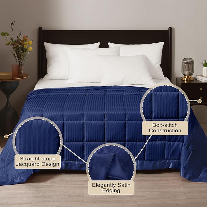 downluxe Weighted Blanket Queen Size, 15 lb Weighted Blanket - Image 2