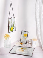 REDHUGO Hanging Pressed Flower Frames, Double Glass Floating Picture Frame - Image 4
