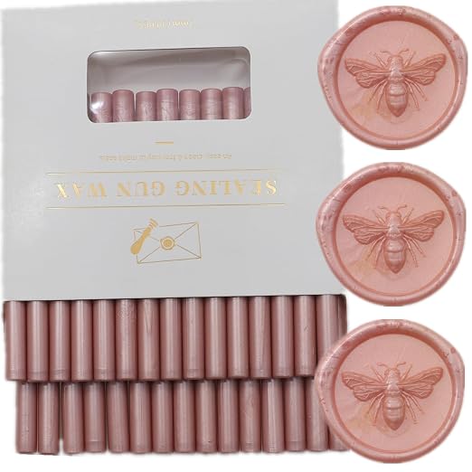 Wax Seal Sticks Rose Gold, Mini Wax Seal Gun Sticks Suit - Image 2