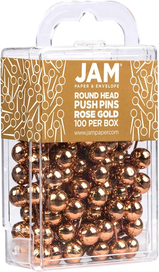 JAM PAPER Colorful Push Pins - Image 2
