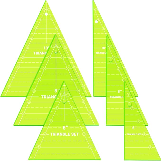 Kigley 3 Set Tall Triangle Rulers by Kigley