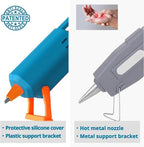 Tilswall Hot Glue Gun Kit with 30 Premius Glue Sticks（130mm x 7mm）, Fast - Image 2