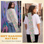 Preppy Grandmillennial Floral Mahjong Mat Bag - Image 7