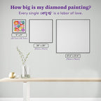 DIAMOND ART CLUB Bold Flowers Diamond Painting Kit, Fun DIY Crafts - Image 4