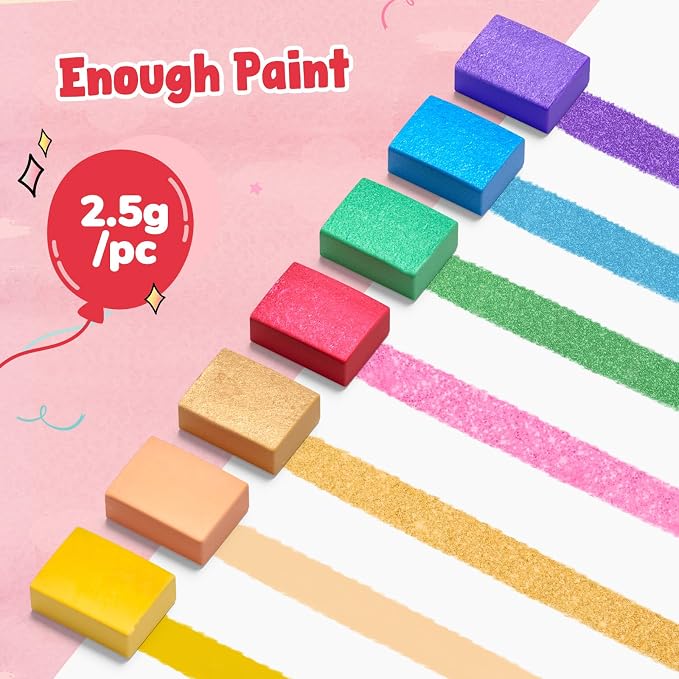 JoyCat Paint with Water Coloring Books & Shimmer Art | Art & Craft Activity - Image 7
