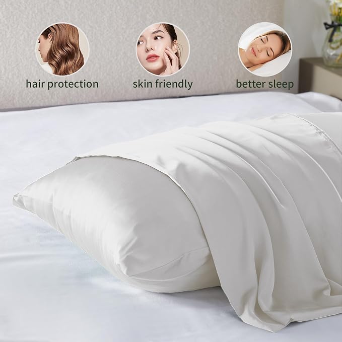 Silk Pillow Cases for Hair and Skin Mulberry Silk Pillowcase Soft Both Sided - Image 5