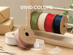 Vitalizart Ivory Cream Ribbon Organza Sheer Ribbon 1 inch x 30Yd Handmade - Image 6