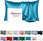 Mulberry Silk Pillowcase for Hair and Skin Made in USA, 22 Momme King Size Silk by ROSEWARD
