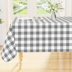 Smiry Square Table Cloth, Waterproof Vinyl Tablecloth by Smiry