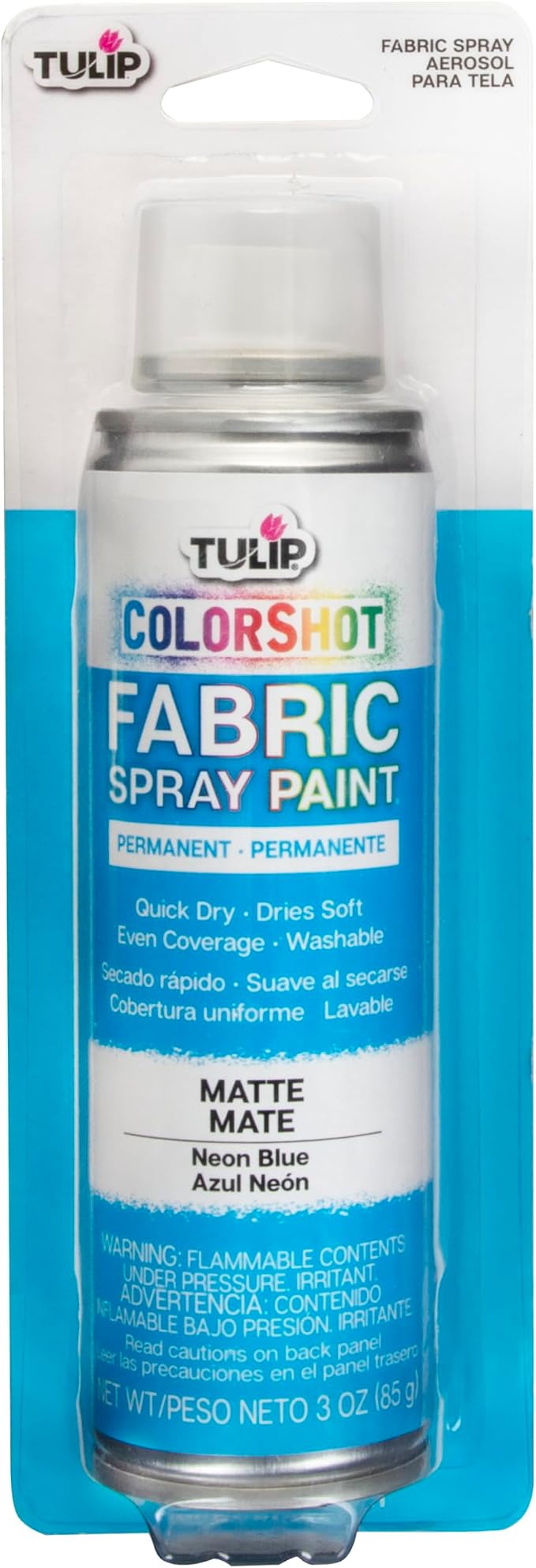 Tulip ColorShot Instant Fabric Spray Paint, Permanent Color Spray-On Fabric by Tulip