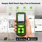 Huepar 395FT Bluetooth Green Laser Measuring Tool S120-G-BT | 1/16in Accuracy - Image 2