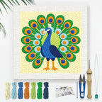 Doodlream Vibrant Peacock Needle Kit by Doodlream