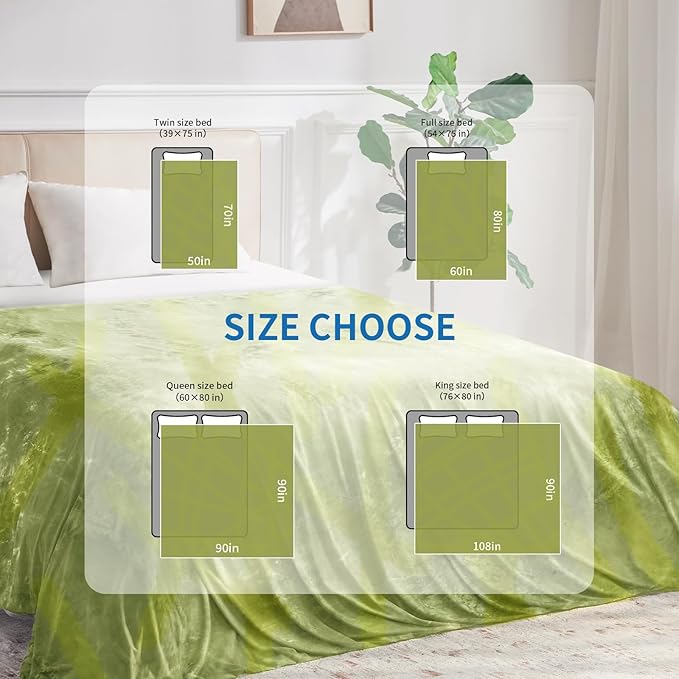Guohaoi Cooling Blanket for HotSleepers, Decortive Tie Dye, Absorbs Heat to - Image 4