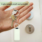 12 Pcs Sublimation Blank Keychains, PU Leather White Keychains Ornament Pendants - Image 2