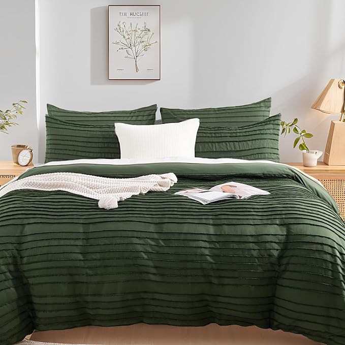 NEXHOME PRO Duvet Cover Full, 3 Pieces Boho Tufted Duvet Cover Set, Soft and - Image 6