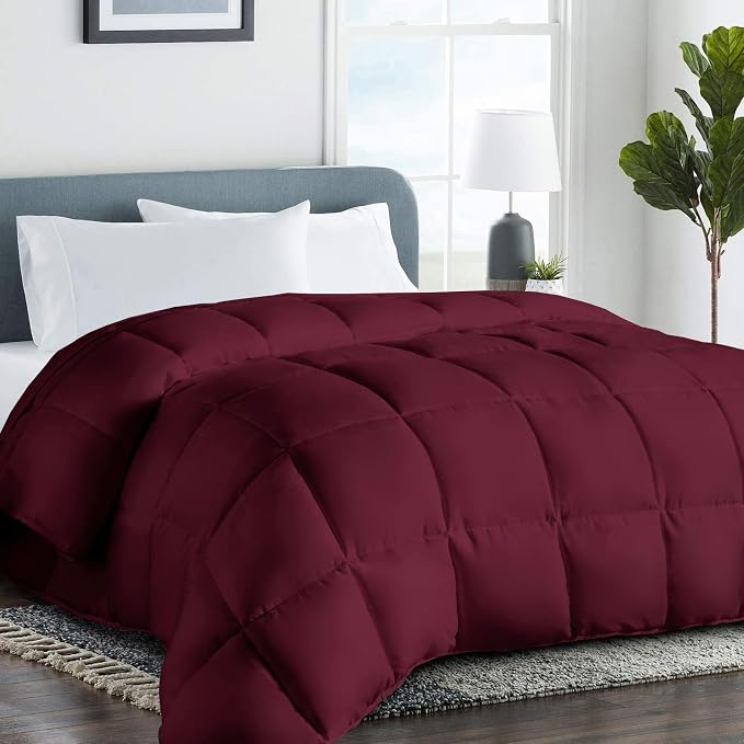COHOME Premium Twin/Twin XL Size Comforter, All-Season Quilted Down Alternative by COHOME