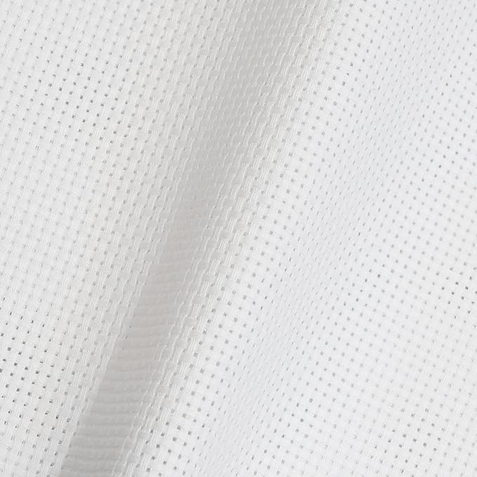Aida Cloth 11 Count Cross Stitch Fabric, 19×28inch | 100% Cotton Precut Fabric by Donmon