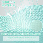 YnM Cooling Weighted Blanket, Handmade Chunky Yarn Knitted Design, Temperature - Image 3