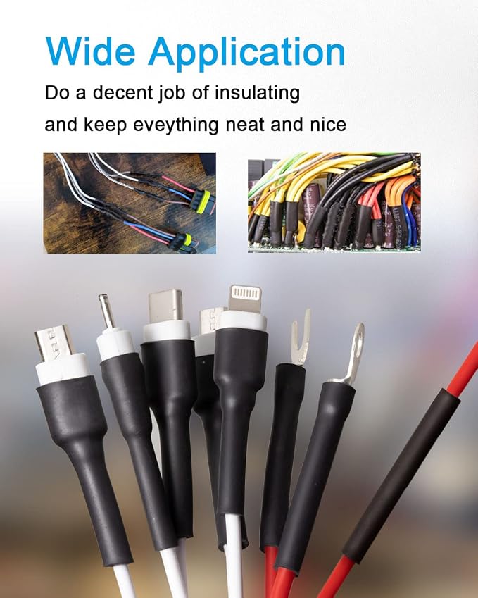 650 PCS Heat Shrink Tubing Kit, UL Approved Heat Shrink Tube Wire Wrap - Image 5