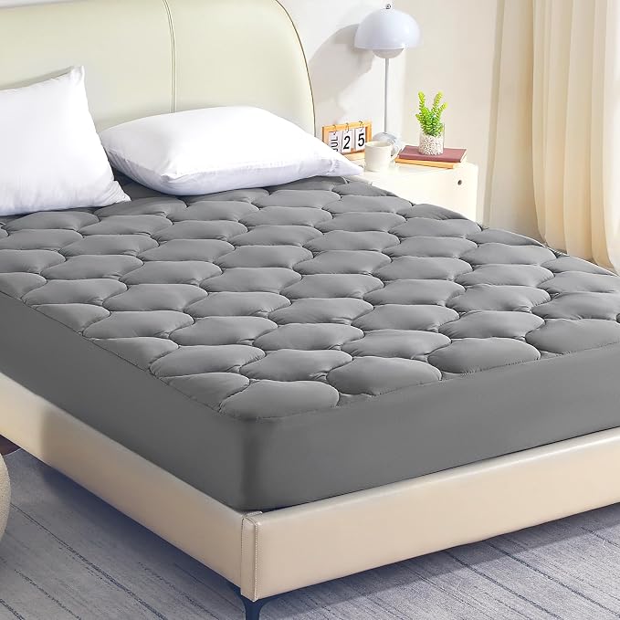 SLEEP ZONE Cooling Mattress Topper California King, Fit Up to 21 Inch, Soft - Image 3