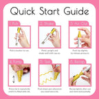 5 Acrylic Metallic Pink Paint Pen - Image 9