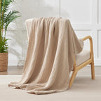100% Cotton Muslin Blanket 40" x 40", Breathable and Lightweight Cotton Throw - Image 6