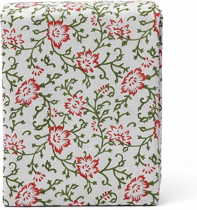 E-Tailor® Hand-Block Printed Pre-Cut Cotton Fabric Ideal by E-Tailor