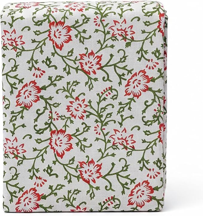 E-Tailor® Hand-Block Printed Pre-Cut Cotton Fabric Ideal by E-Tailor