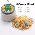 TOYPOPOR 6 lb Decorative Rocks, Mini Rainbow Gravel Pebbles Aquarium Gravel - Image 6