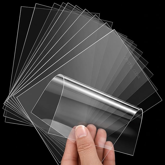 50Pcs Acetate Sheets for Crafts 6.30×4.33in Heat Resistant Clear Acetate Sheets - Image 4