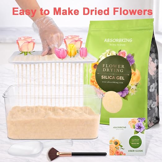 Absorbking Silica Gel Flower Drying, 7LBS Flower Preservation Kit - Image 4