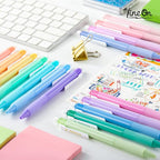 Lineon Erasable Gel Pens, 20 Colors Retractable 0.7mm Fine Point Erasable Pens - Image 8