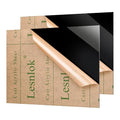 Lesnlok 2 Pieces 12 x 24 Black Acrylic Sheet 1/8 inch Thick 3mm Black by Lesnlok