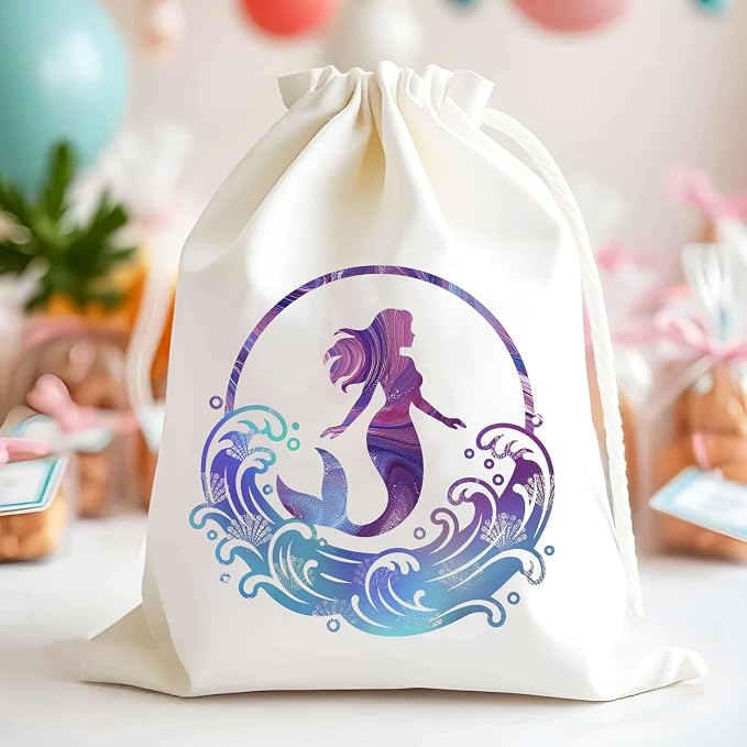 Tintnut Mermaid Ocean Heat Transfer Vinyl, 10 Sheets 12×10in Iron on Vinyl | - Image 4
