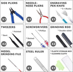 Flever 17 Pcs Gundam Model Tools Kit, Hobby Building Tools Kit, Basic Model - Image 3
