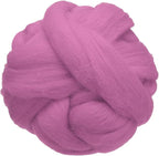 uxcell 3.53oz Wool Roving Yarn, Needle Felting Wool Fiber DIY Craft Needle Wet by uxcell