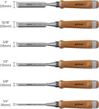 EZARC 6 Pieces Wood Chisel Tool Sets Woodworking Carving Chisel Kit - Image 4