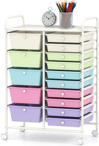 BECOMFORT 15-Drawer Rolling Cart by BECOMFORT