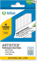 AdTech Mini Artistick 4" High Performance Stringless Hot Glue Sticks by AdhesiveTechnologies