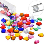 120PCS Craft Gems Jewels, Colorfull Acrylic Flatback Rhinestones - Image 5