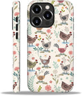 ZHEGAILIAN Case for iPhone 16 Pro Max, Chicken Farmhouse Animal Rooster Durable by Home