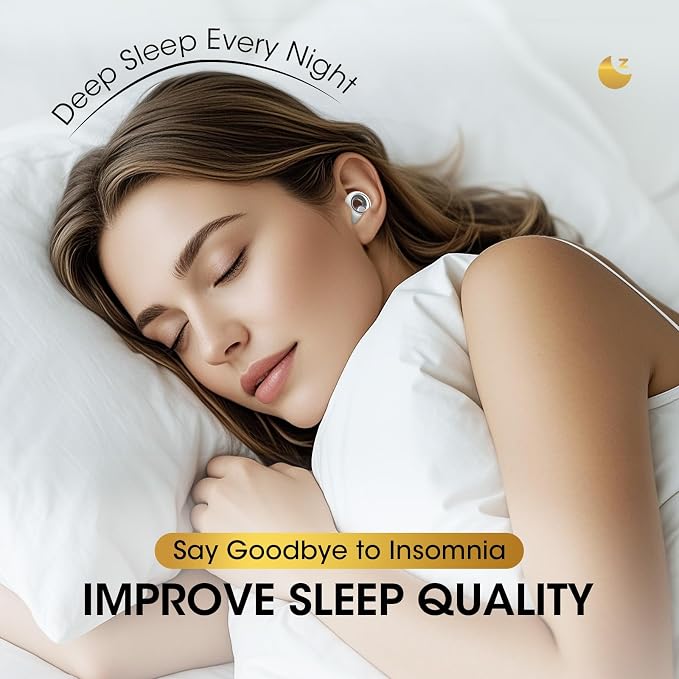 Ear Plugs for Sleeping, 50dB Noise Cancelling Earplugs, Reusable Silicone Ear - Image 3