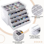 Misdary 90 Grid Rock Collection Box Clear Acrylic Display Case - Image 3