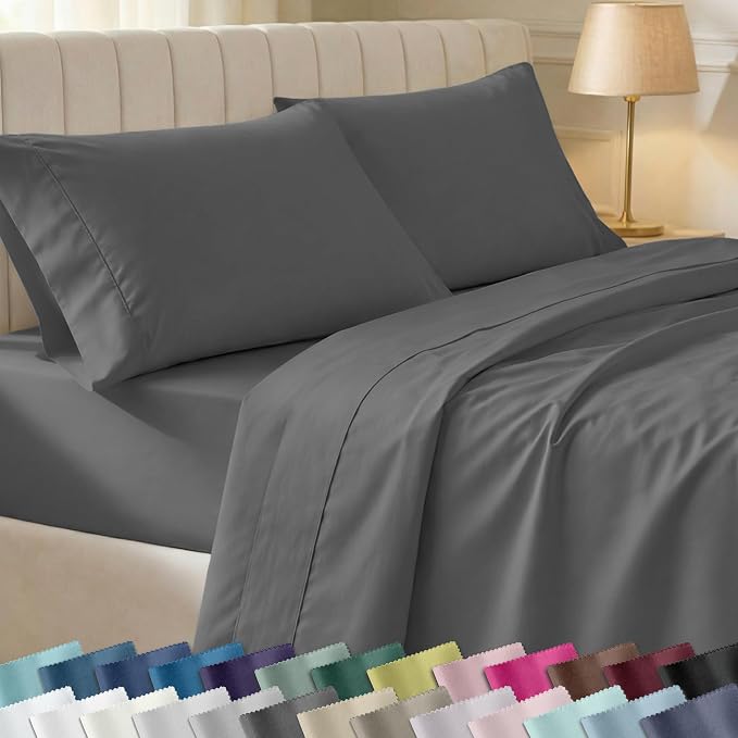 California Design Den Soft 100% Cotton Twin XL Sheet Set, 400 Thread Count Good by CaliforniaDesignDen