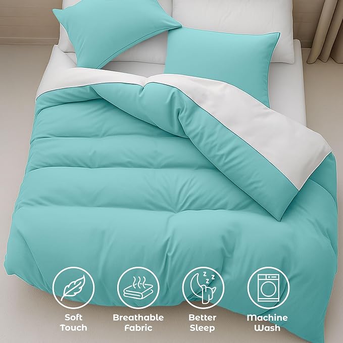 Pure Bedding Duvet Cover Twin/Twin XL Size - Image 4