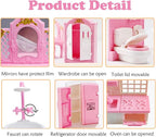 35 Pcs Dollhouse Furniture Accessories Set Mini House Furniture Small Dollhouse - Image 5