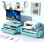 Spacrea Desk Organizer and Accessories, Computer Monitor Stand Riser - Image 7
