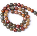 10mm 38pcs Natural Picasso Jasper Beads Healing Power Stones Round Loose - Image 5